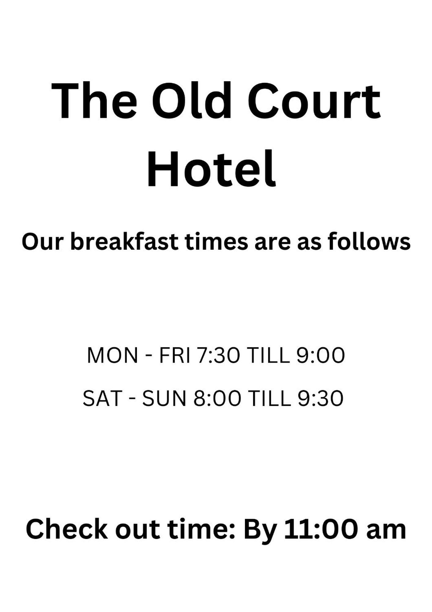 The Old Court Hotel Witney Exteriör bild